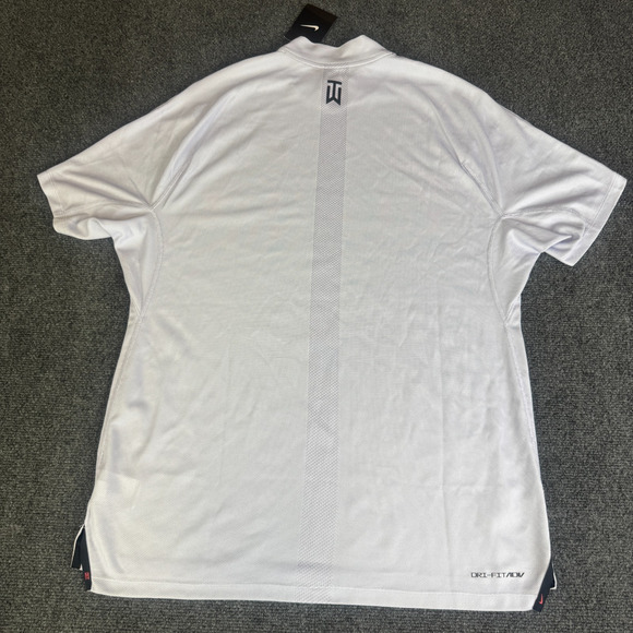 Nike Dri-FIT ADV Golf Tiger Woods Mock Polo Mens Large Light Violet DR5324-536 - Picture 4 of 8